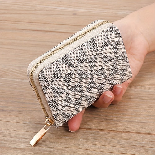 New Small Card Holder for Women and with Multiple Slots, Anti-Magnetic Coin Purse, Multifunctional Bank Card Zipper Case, Credit Card Bag, Mini Wallet, Key Chain